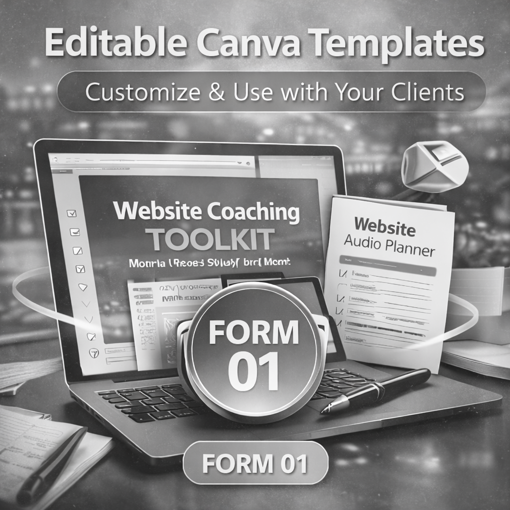 Website Coaching Toolkit – Templates, Client Forms 01