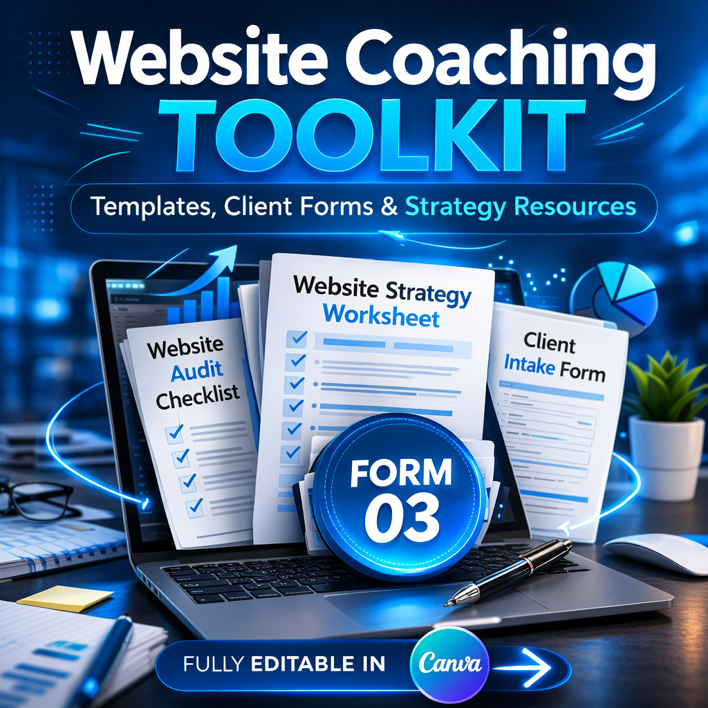 Website Coaching Toolkit – Templates, Client Forms 03