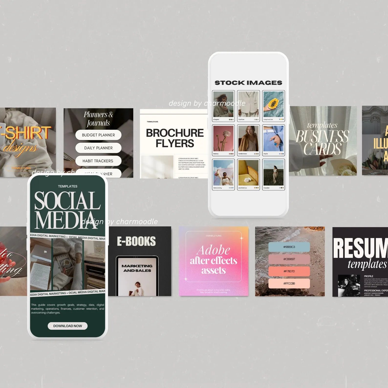 Digital resources bundle for creators