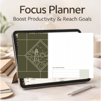 Digital Daily Planner 2026 | iPad, tablet