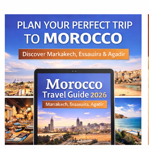 Ultimate Morocco Travel Guide 2026 – Marrakech, Essaouira & Agadir Itinerary, Travel Tips & Hidden Gems (PDF Download)